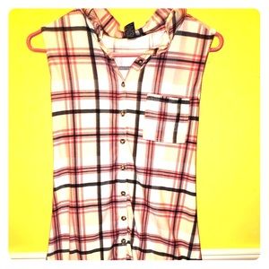 Multi-color cheard dress